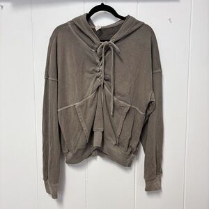 FP Movement Green Hooded Sweatshirt Medium